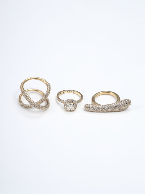 ✧ NEW ✧ N°50 loop pave ring